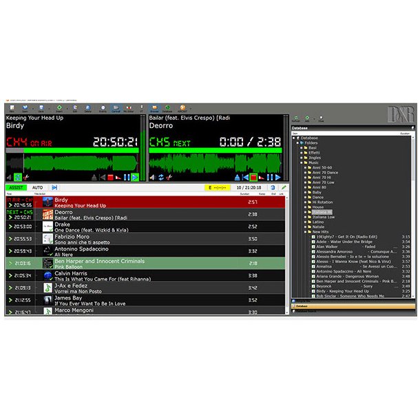 imedia touch radio automation broadcast software